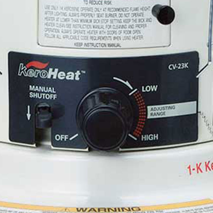 Sengoku CV-23K KeroHeat Convection Kerosene Heater, 23,500 BTU, White (Open Box)