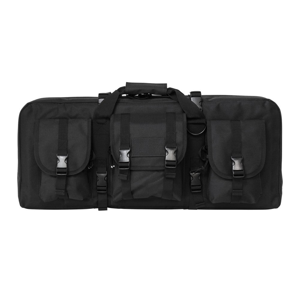 NcSTAR VISM 28 Inch Double Pistol & Subgun Padded Soft Gun Case Carry Bag, Black