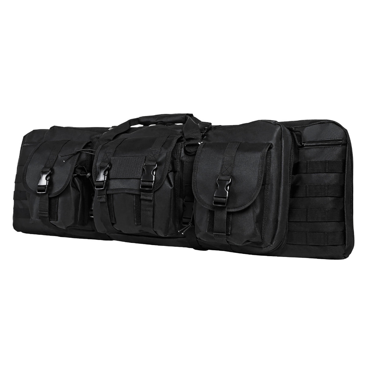 NcSTAR Vism Padded 36 Inch Double Carbine Gun Carrying Case w/ Pockets, Black