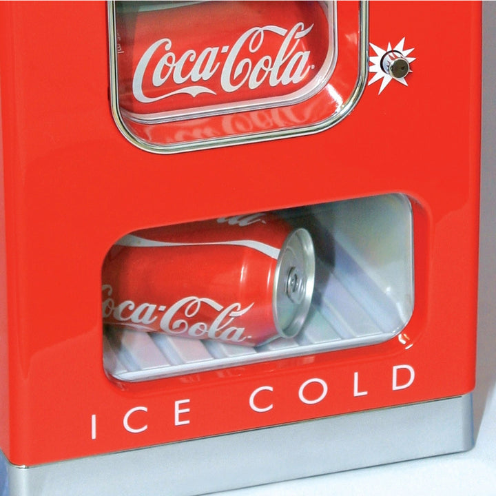 Koolatron Coca-Cola Design Push Button Vending Machine Mini Fridge (Open Box)