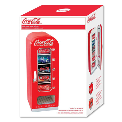 Koolatron Coca-Cola Official Push Button Vending Machine Mini Fridge (Used)