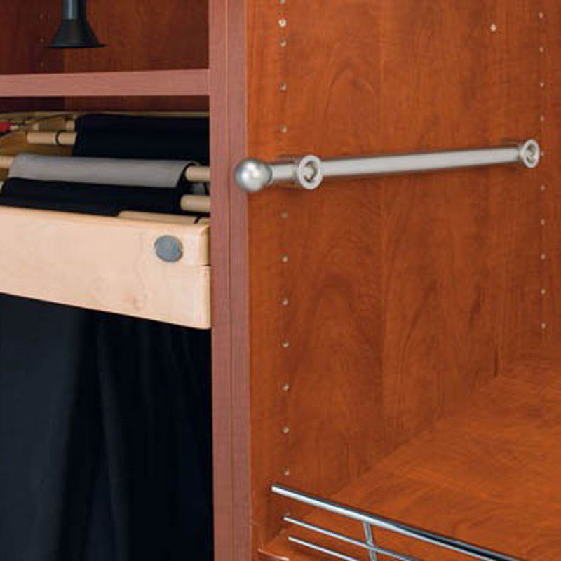 Rev-A-Shelf CVR-12-CR 12" Extendable Designer Closet Valet Rod, Chrome (2 Pack)
