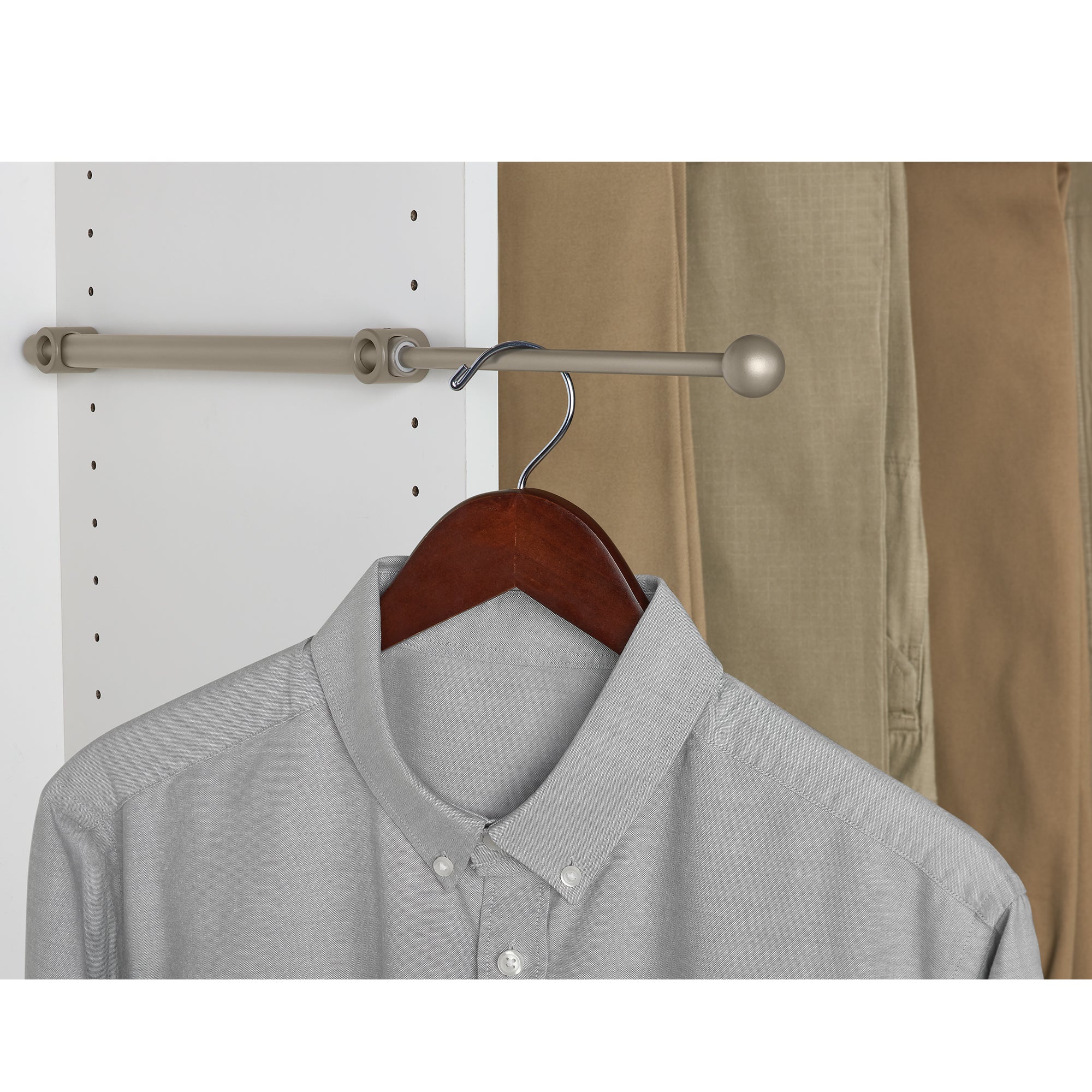 Rev-A-Shelf CVR-14-SN Designer Series 14" Extendable Closet Valet Rod (Used)