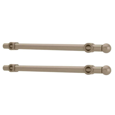 Rev A Shelf CVR-14-SN 14-Inch Extendable Closet Valet Rod, Satin Nickel (2 Pack)