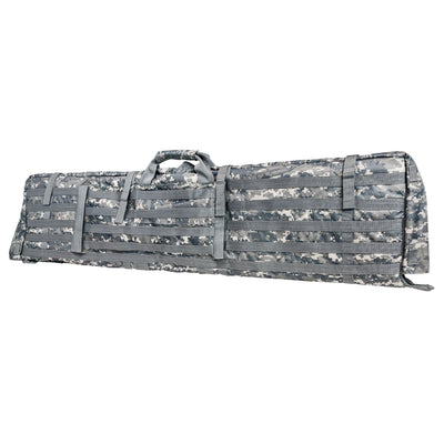 NcSTAR VISM Soft Padded Gun Case Rifle Carry Bag & 5.5' x 3' Shooting Mat, Camo