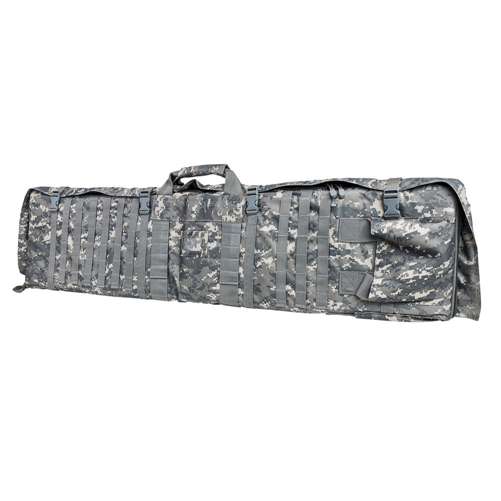 NcSTAR VISM Soft Padded Gun Case Rifle Carry Bag & 5.5' x 3' Shooting Mat, Camo