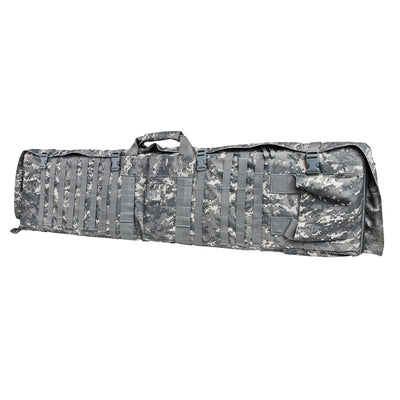 NcSTAR VISM Soft Padded Gun Case Rifle Carry Bag & 5.5' x 3' Shooting Mat, Camo