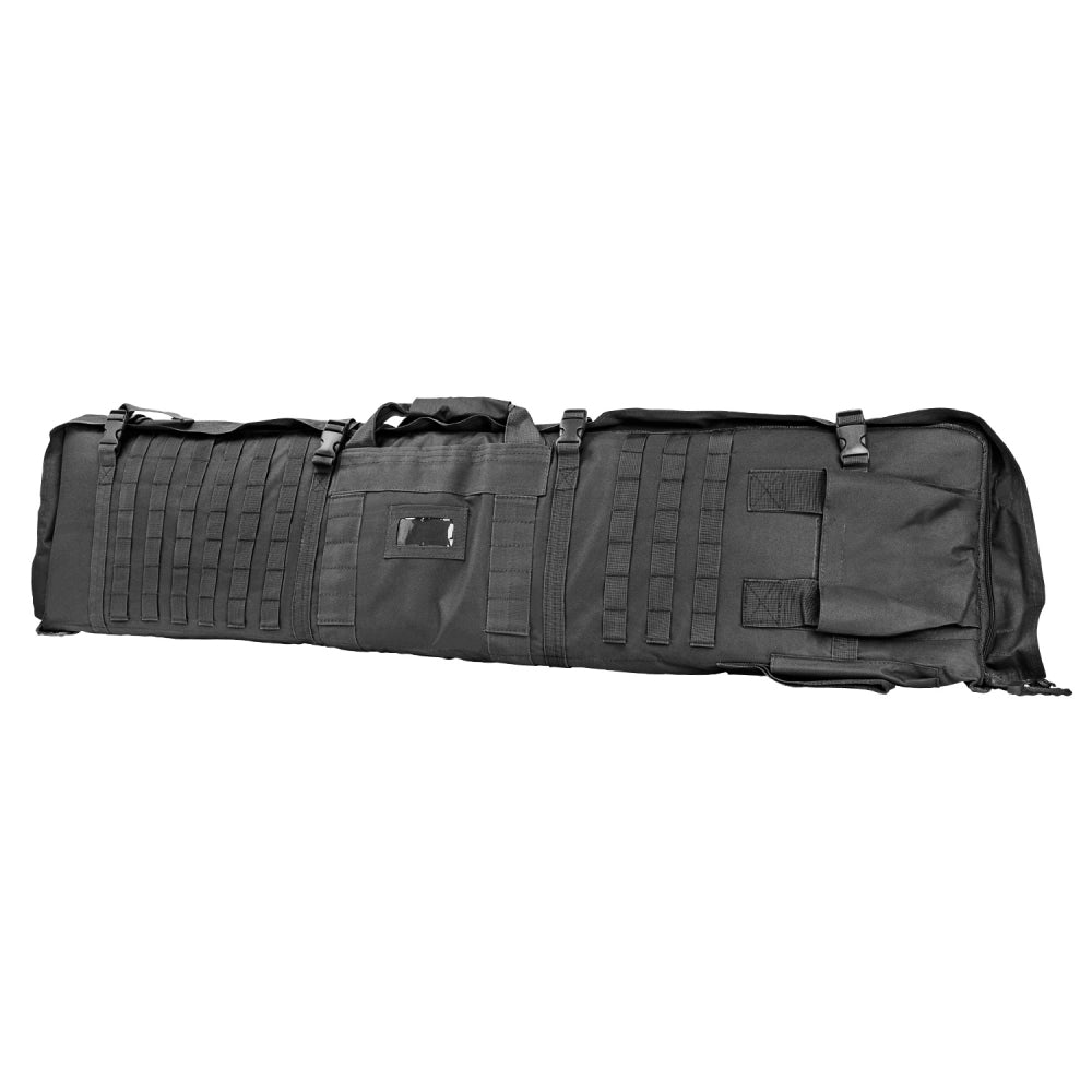 NcSTAR VISM Soft Padded Gun Case Rifle Carry Bag & 5.5' x 3' Shooting Mat, Gray