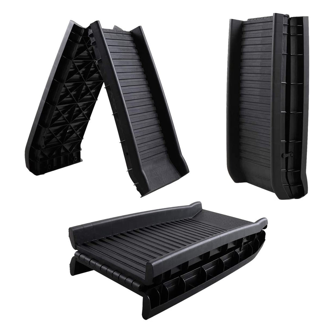 Coziwow Portable Non Slip Folding Dog Ramp, 61", 160 to 200 Pounds, Black (Used)