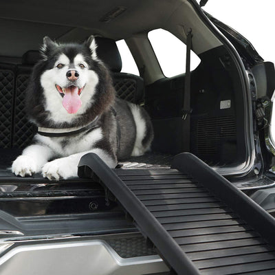 Coziwow Portable Non Slip Folding Dog Ramp, 61 Inch, 160 to 200 Pounds, Black (Refurbished)