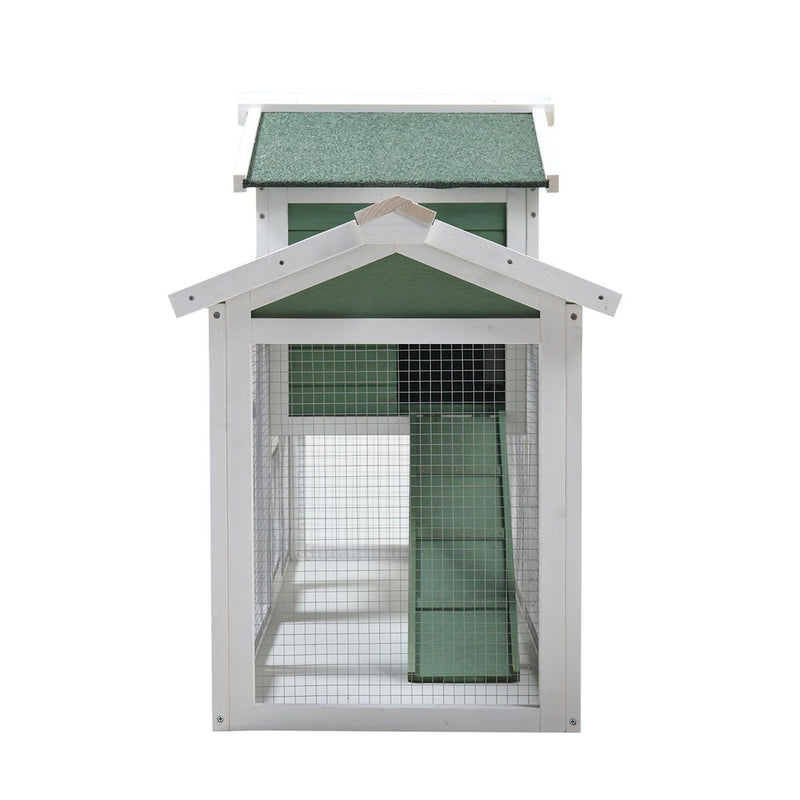 Coziwow 58 Inch 2 Tier Chicken Coop Style Rabbit Guinea Pig Outdoor Hutch (Used)