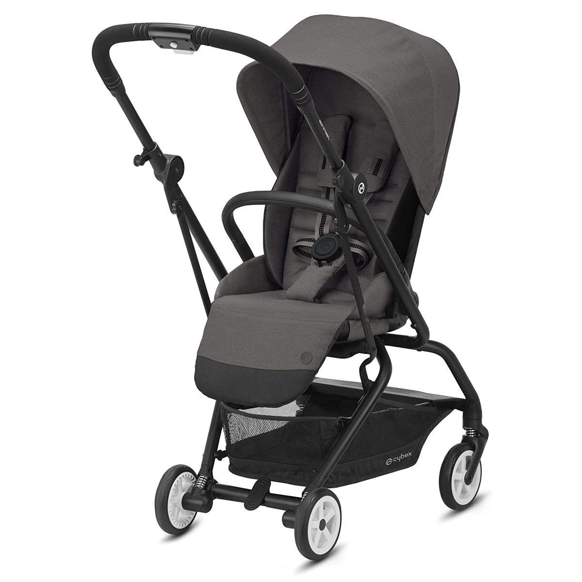 Cybex Gold Eezy S Twist 2 Folding Travel System Baby and Toddler Stroller, Gray - VMInnovations