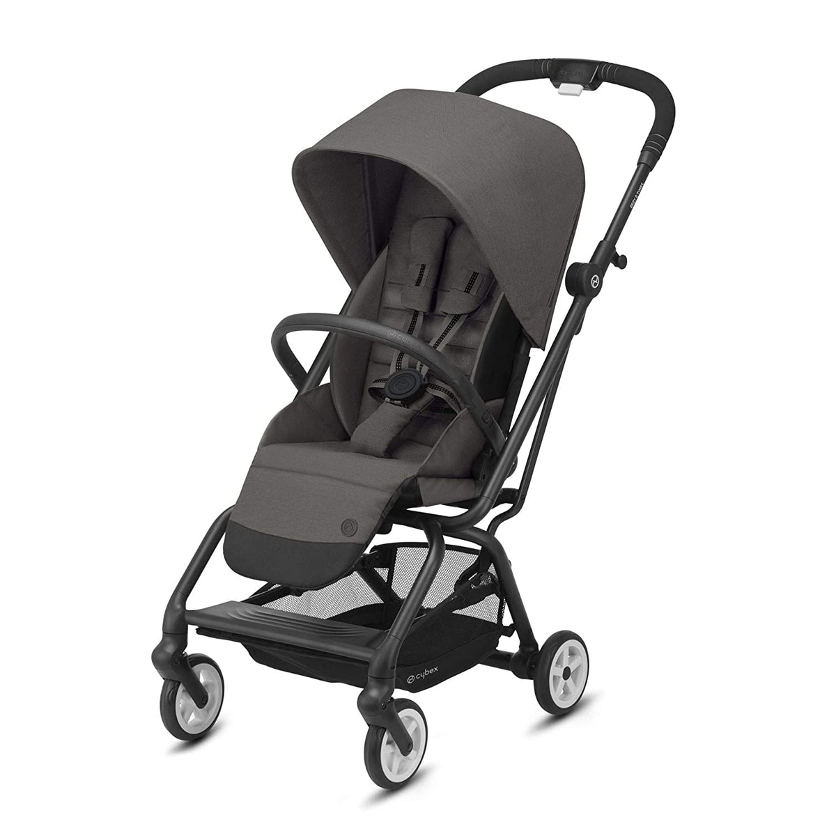 Cybex Gold Eezy S Twist 2 Folding Travel System Baby and Toddler Stroller, Gray - VMInnovations
