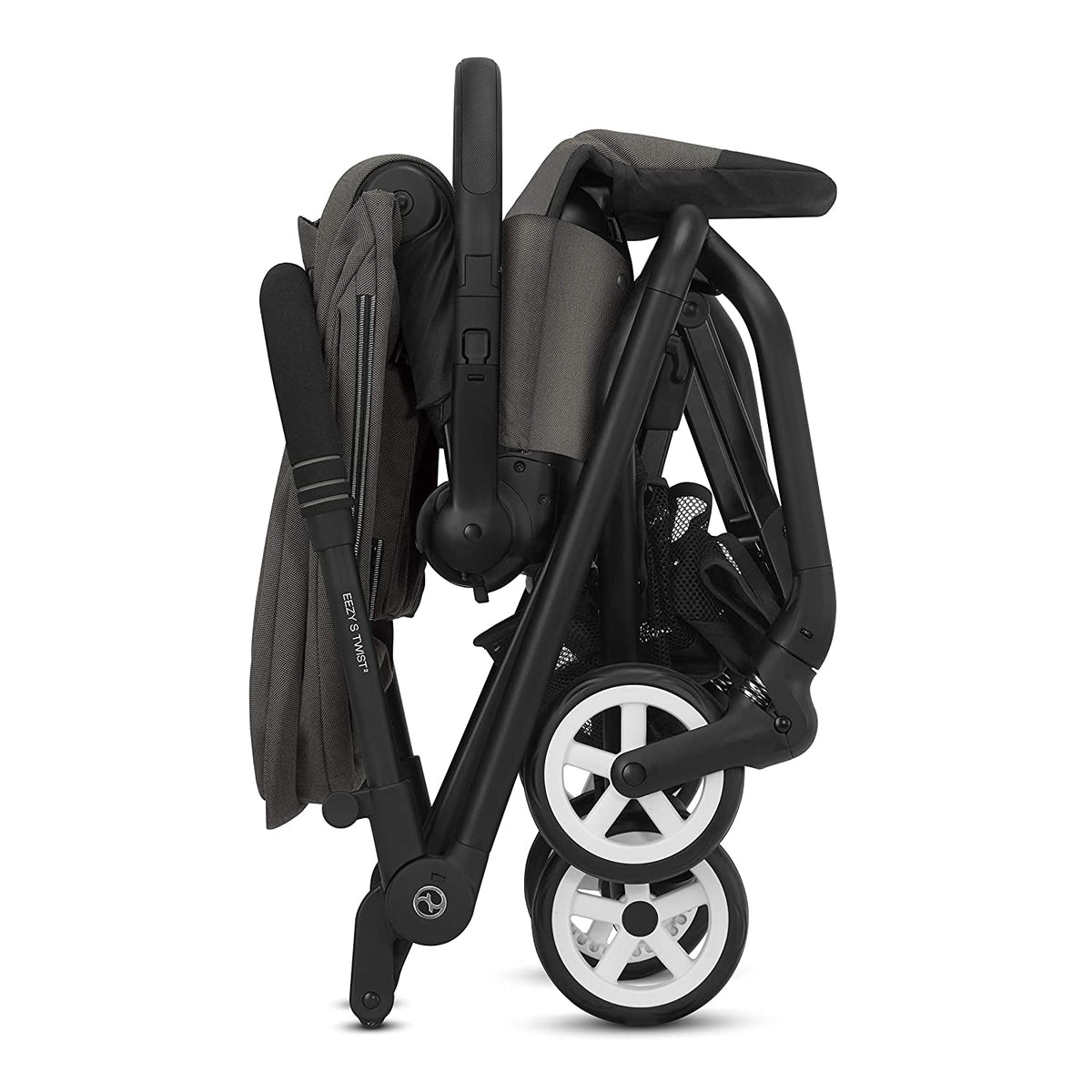 Cybex Gold Eezy S Twist 2 Folding Travel System Baby and Toddler Stroller, Gray - VMInnovations