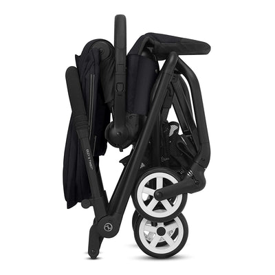 Cybex Gold Eezy S Twist 2 Folding Travel System Baby and Toddler Stroller, Black - VMInnovations