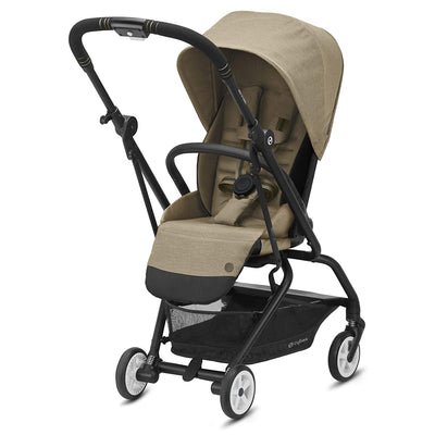 Cybex Gold Eezy S Twist 2 Folding Travel System Baby and Toddler Stroller, Beige - VMInnovations