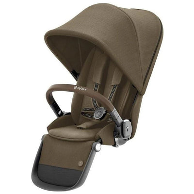 Cybex Gazelle S Reclining Baby Toddler Stroller Seat Attachment w/ Canopy, Beige - VMInnovations