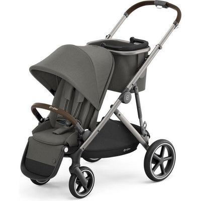 Cybex Gold Gazelle S Big City Shopper Baby Toddler Travel Stroller, Soho Gray - VMInnovations