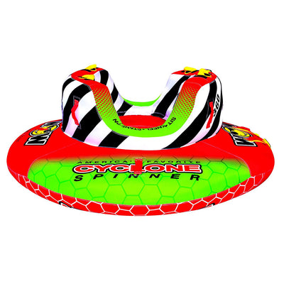 WOW Watersports Inflatable Big Shark Towable Boating Tube & Cyclone Spinner Tube - VMInnovations