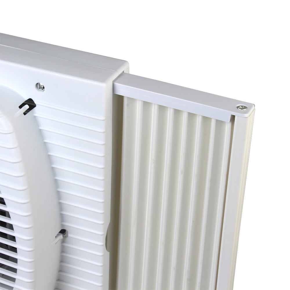 Comfort Zone 9 inch Twin Window Fan with Reversible Airflow Control (For Parts)
