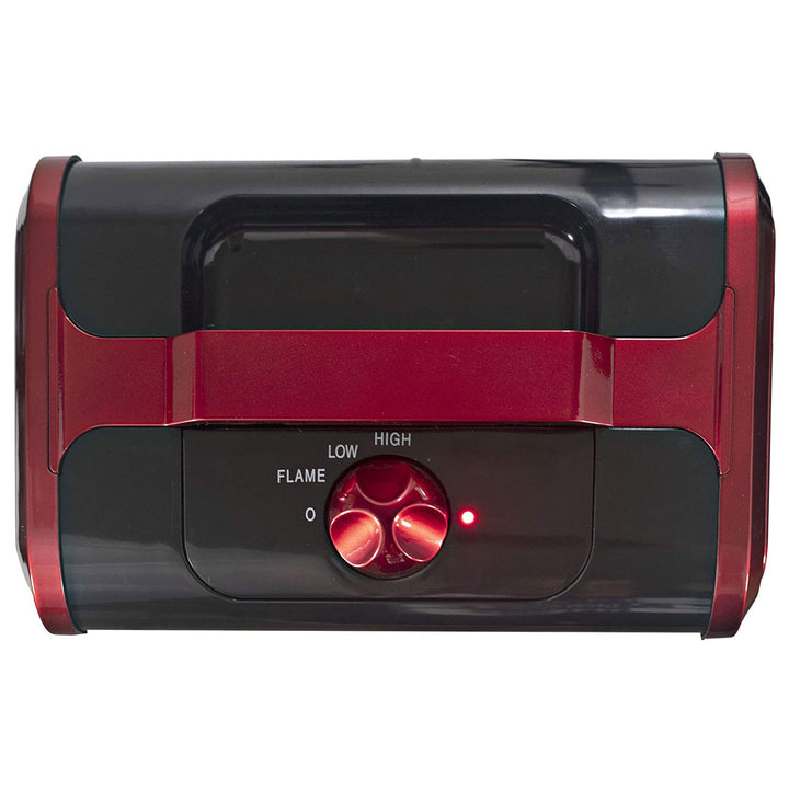Comfort Zone Portable Electric Freestanding Fireplace Space Heater,Red(Open Box)
