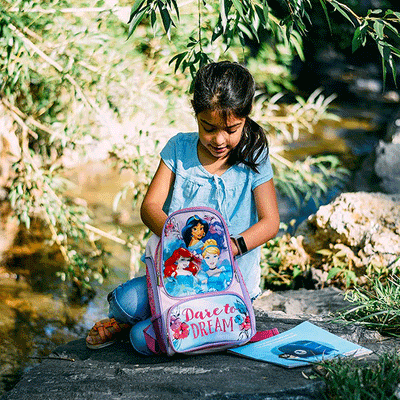 Exxel Outdoors Disney Oxford Sleeping Bag Kit w/Belle, Ariel, & Rapunzel (Used) - VMInnovations