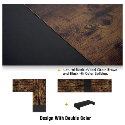Bestier Industrial Customizable L Shaped Corner or Long Office Study Desk (Used) - VMInnovations