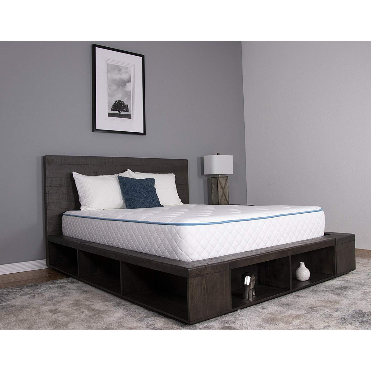 Dreamfoam Bedding Arctic Dreams 10 Inch Cooling Gel Foam, Short Queen (Used)