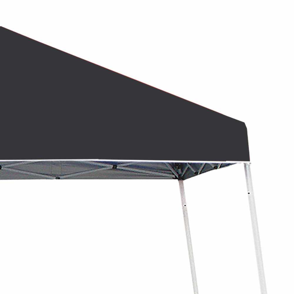 Z-Shade 10x10 Angled Instant Shade Portable Tent, Black (Certified Refurbished)