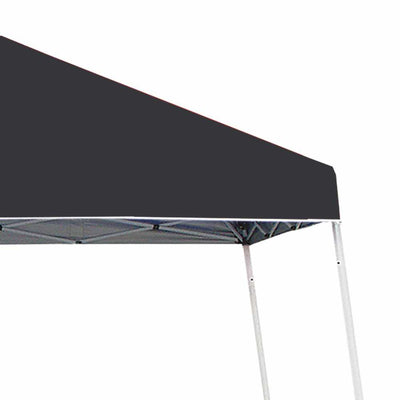 Z-Shade 10x10 Angled Instant Shade Portable Tent, Black (Certified Refurbished)