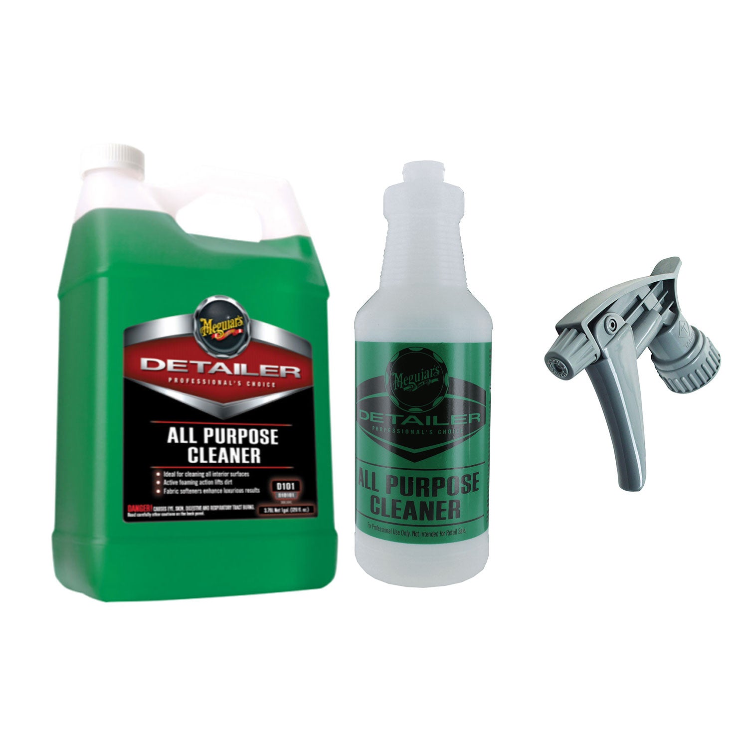 Meguiar's Detailing All Purpose Interior Cleaner + Bottle + Sprayer Attachment - VMInnovations