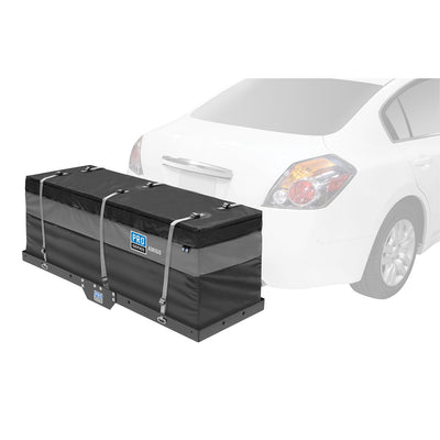 Pro Series Cargo Carrier Basket - 2 In. Hitch, Explore Rainproof Bag & Light Kit - VMInnovations