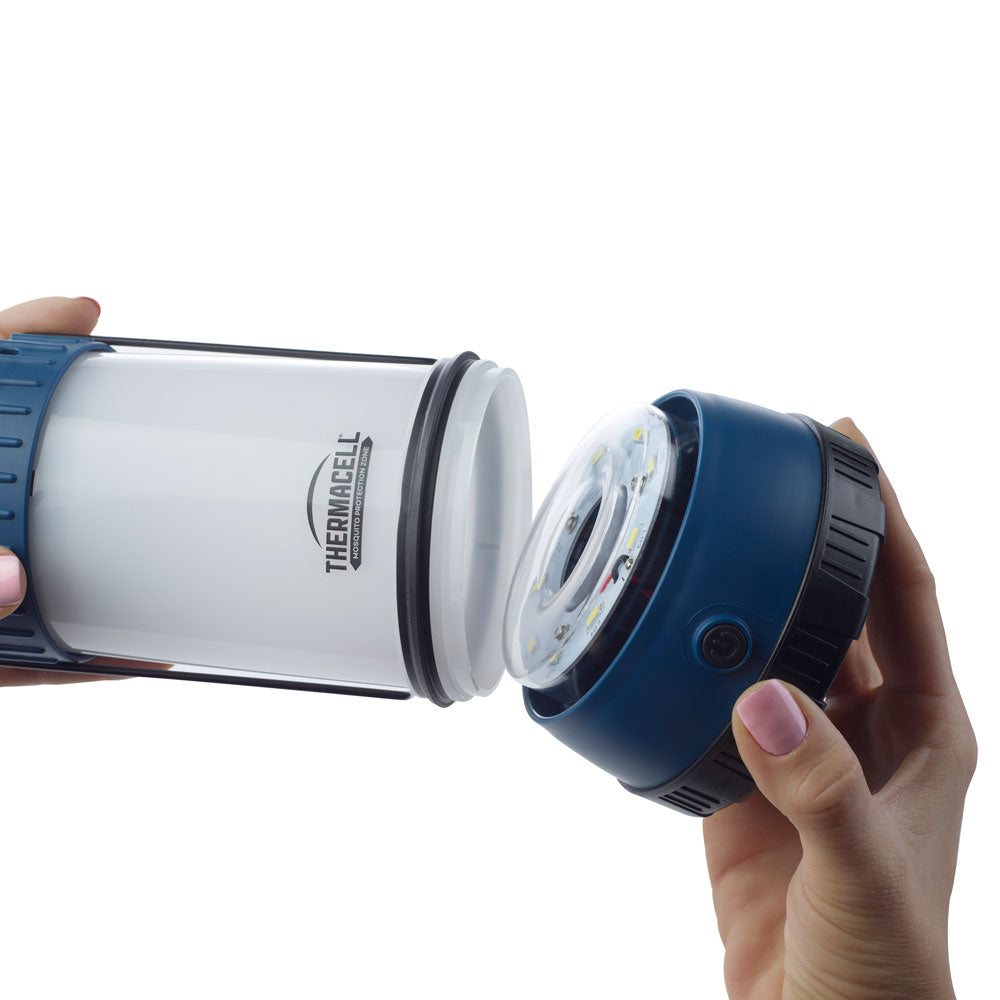 Thermacell MRCLE Scout Mosquito Repellent Lookout Portable Camp Lantern, Blue
