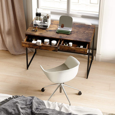 Bestier Office Writing Computer Workstation Home Office Desk w/ 2 Drawers (Used) - VMInnovations