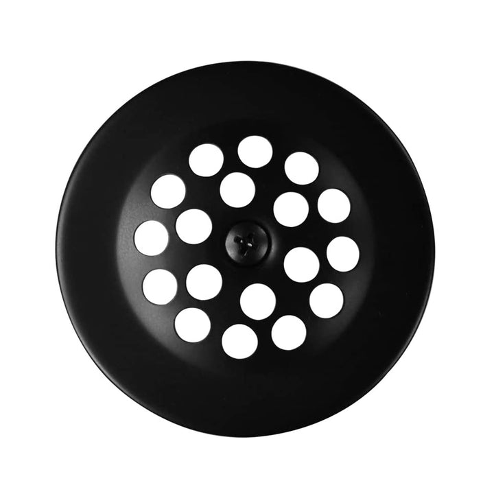 Westbrass D319-62 Casper No. 129 4.5 Inch Snap-in Shower Strainer, Matte Black