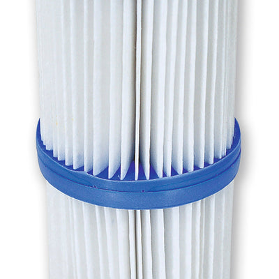 Bestway Above Ground Pools Round Cover w/ Replacement Filter Cartridge (6 Pack)