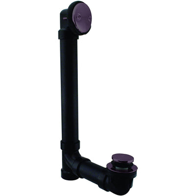 Westbrass ABS Waste Overflow Tip Toe Bath Drain, Oil Rubbed Bronze (Used)