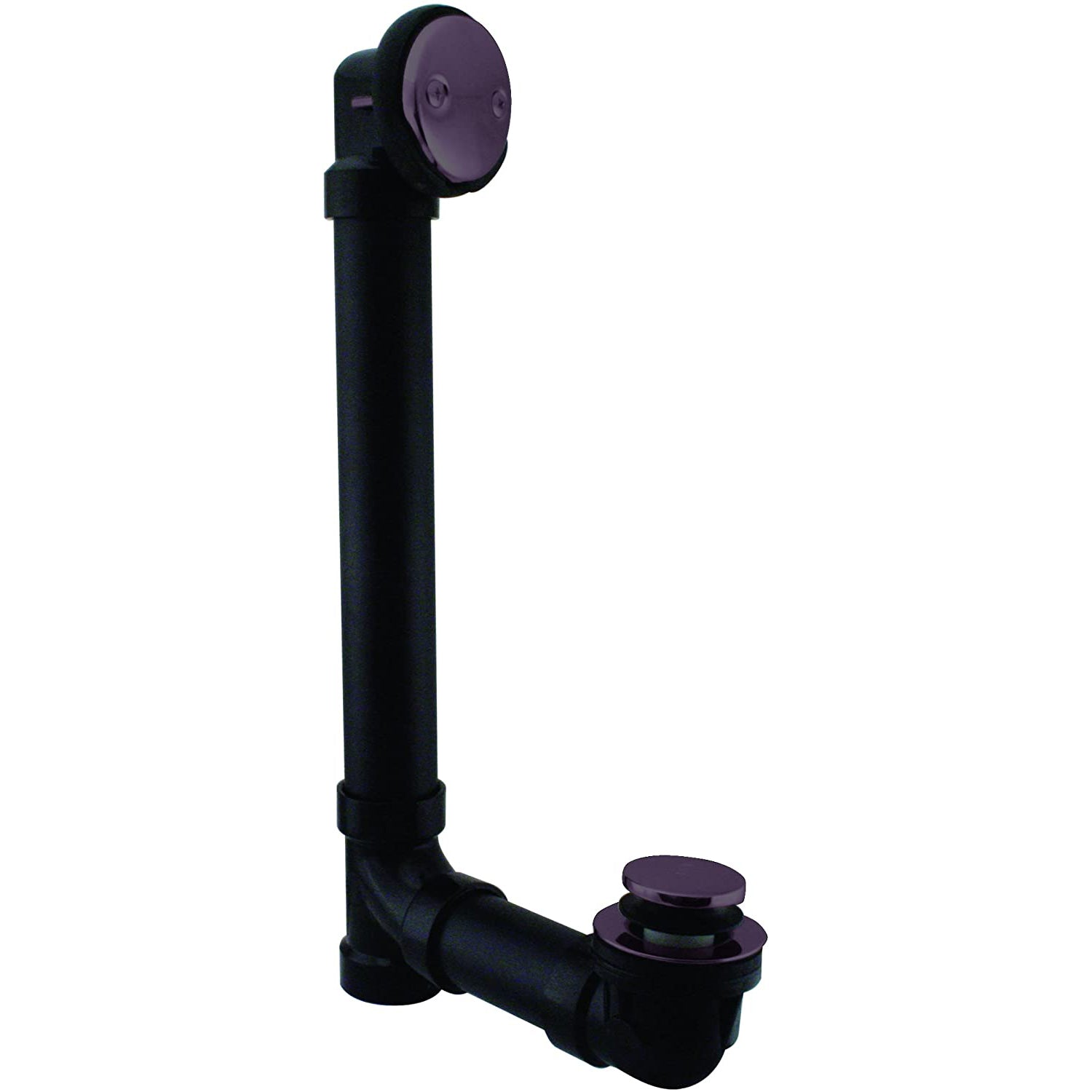 Westbrass ABS Waste Overflow Tip Toe Bath Drain, Oil Rubbed Bronze (Open Box)