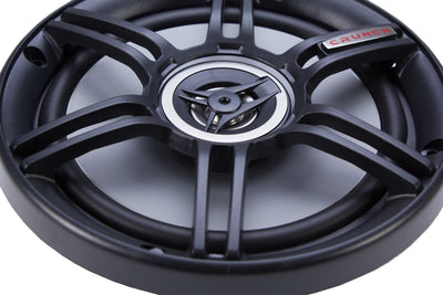 DS18 PRO 1" 350W Bullet Tweeter, Pair w/Crunch 300W 6.5" Speakers (2 Pairs)