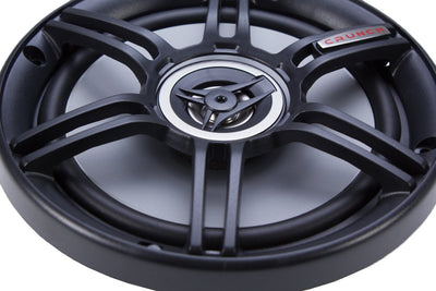 DS18 PRO TW1L 240 Watt Bullet Tweeter Pair with 2 Pair of 6.5 Inch Coax Speakers