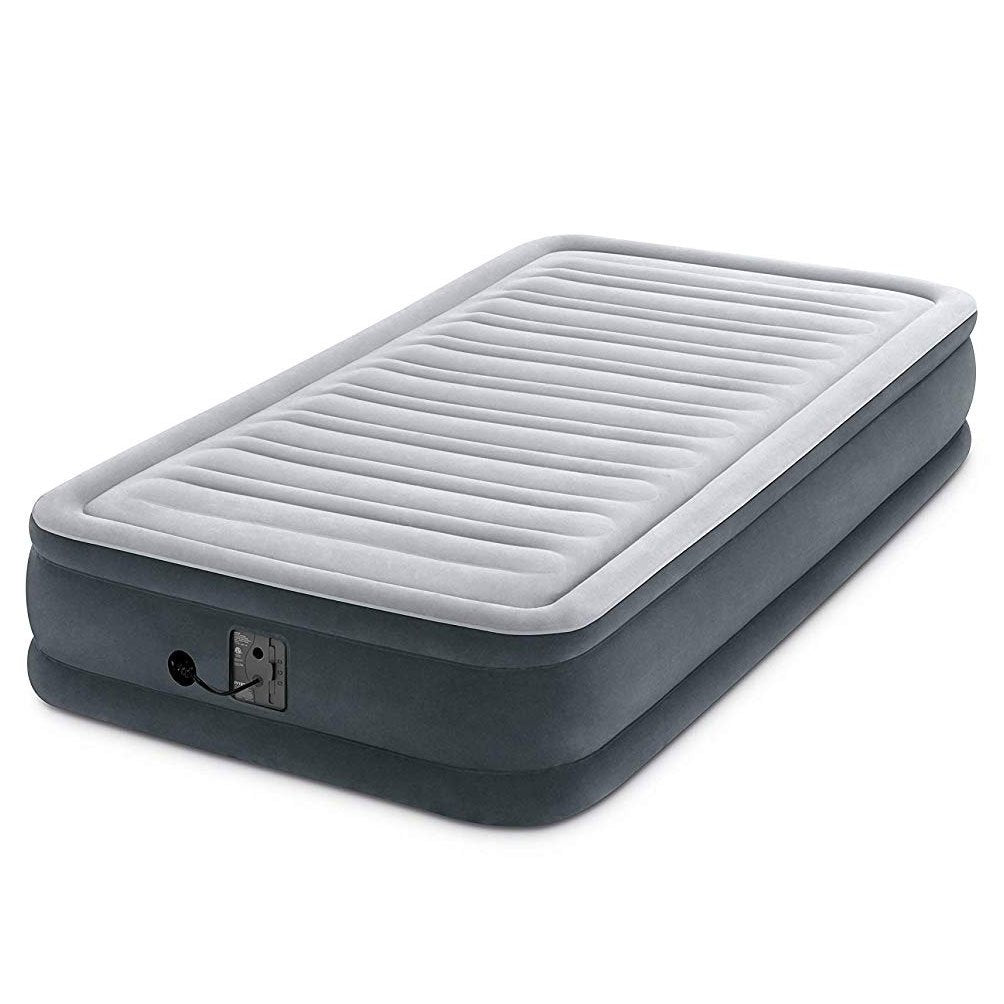 Intex Comfort Plush Dura Beam Plus Series Mid Rise Airbed w/ Pump, Twin (2 Pack)