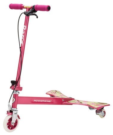 Razor PowerWing Pink Girls Caster Scooter - Sweet Pea