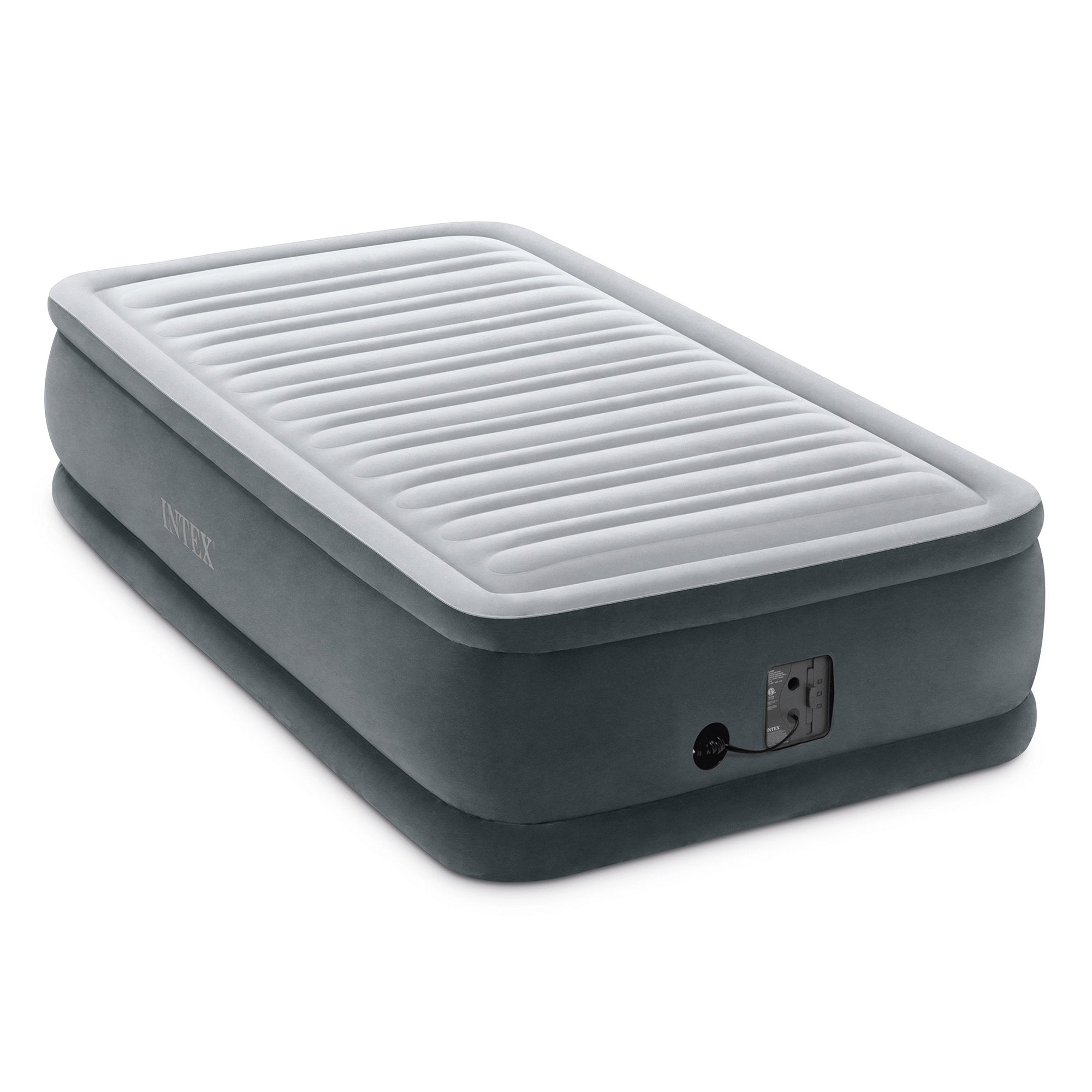 Intex Dura Beam Plus Series Elevated Airbed w/ Built in Pump, Twin (5 Pack) - VMInnovations