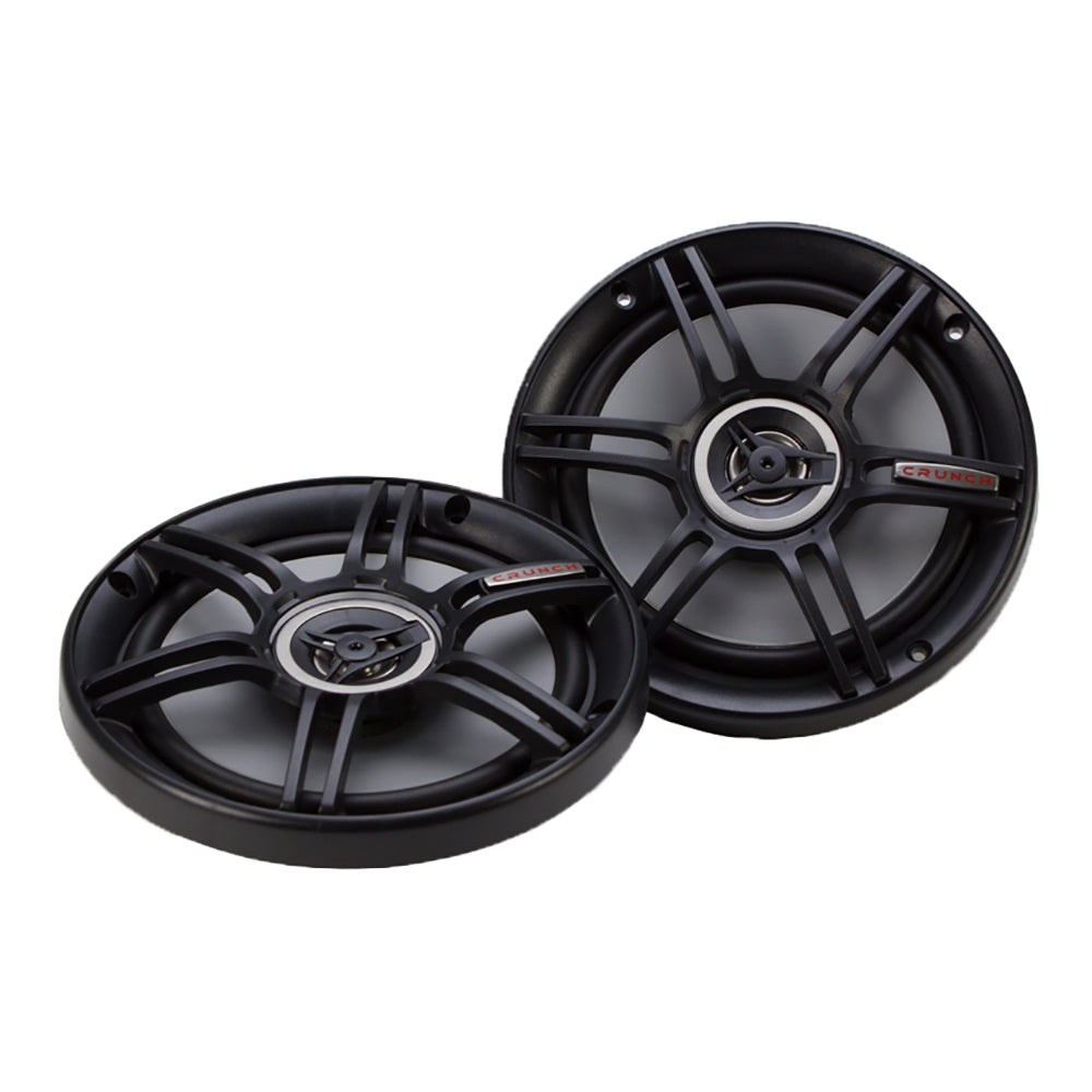 Crunch 300 Watts 6.5-Inch Coax Shallow 4 Ohms CS Speakers | CS-65CXS (4 Pack) - VMInnovations