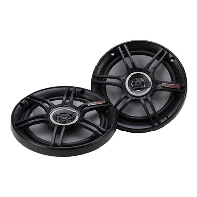 DS18 PRO TW1L 240 Watt Bullet Tweeter Pair with 2 Pair of 6.5 Inch Coax Speakers