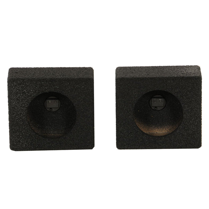 QPower QBomb QBTW6.5 Single 6.5" Bedliner Spray Car Speaker Enclosures (8 Pack)