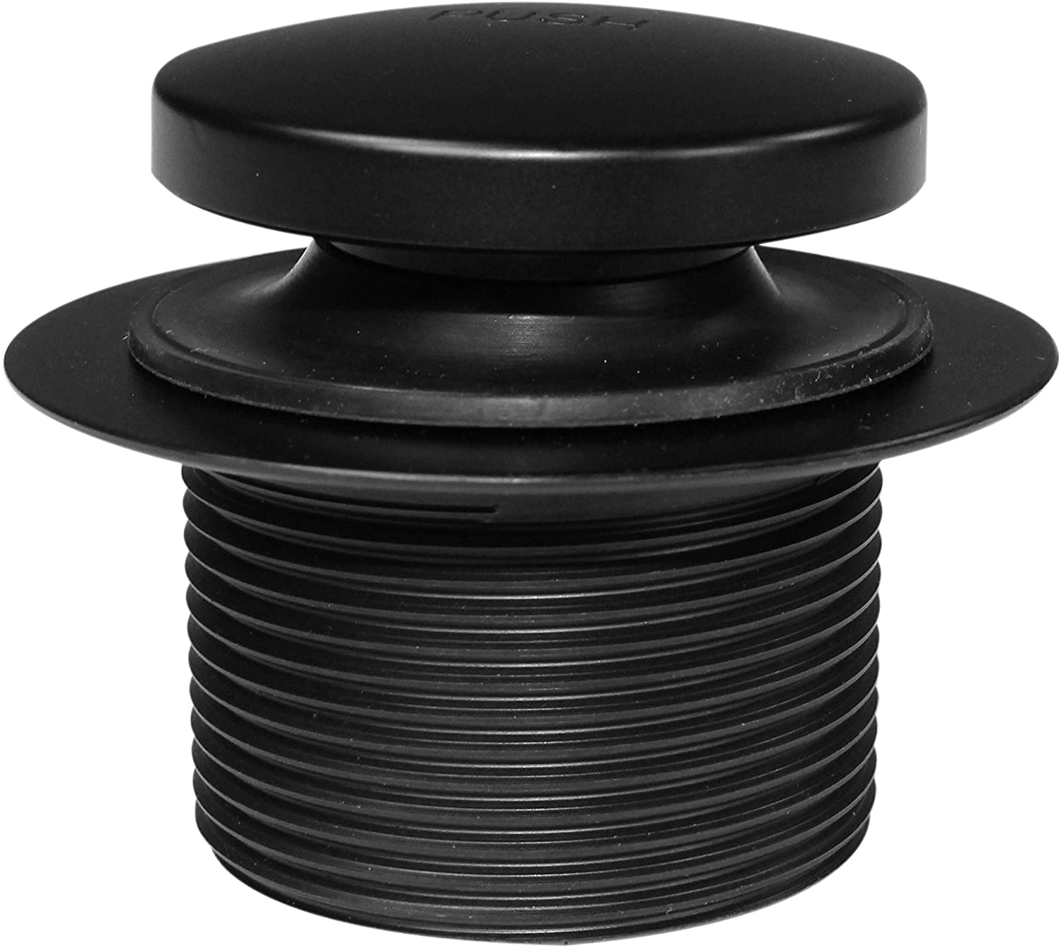 Westbrass 1.5 Inch Tiptoe Bathtub Trim Set w/ 2 Hole Faceplate, Black (2 Pack)