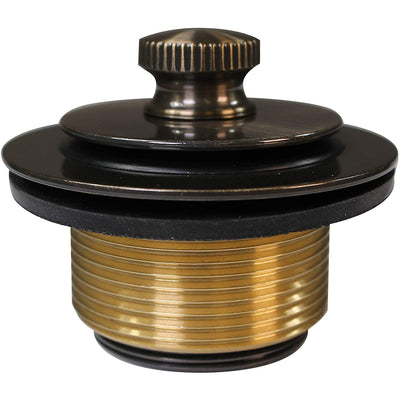 Westbrass 1.5 Inch Twist & Close Bathtub Trim Set w/ Faceplate, Brass (Open Box) - VMInnovations