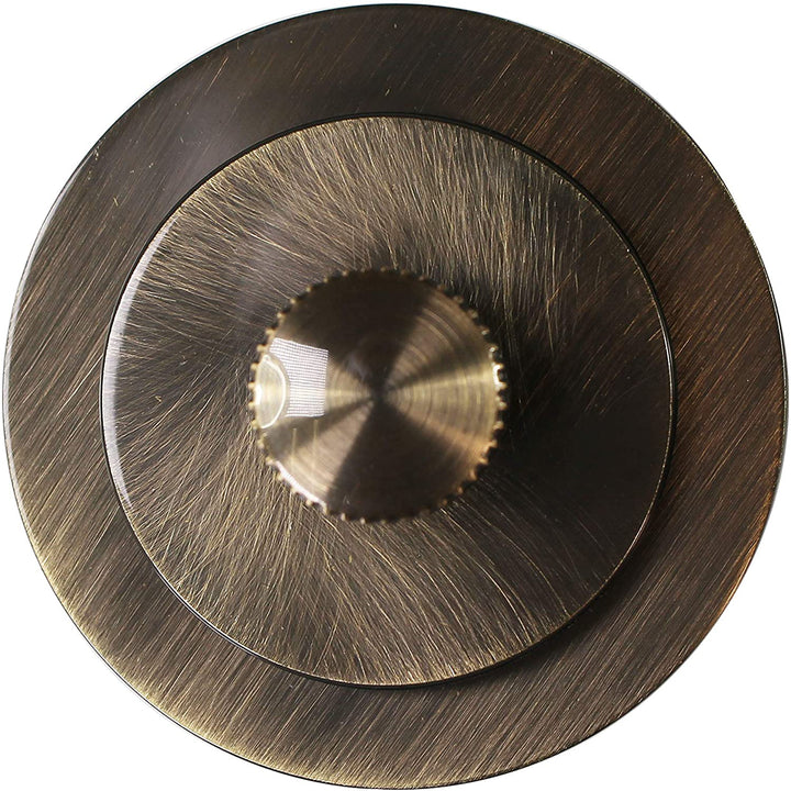 Westbrass 1.5 Inch Twist & Close Bathtub Trim Set w/ Faceplate, Brass (Open Box)