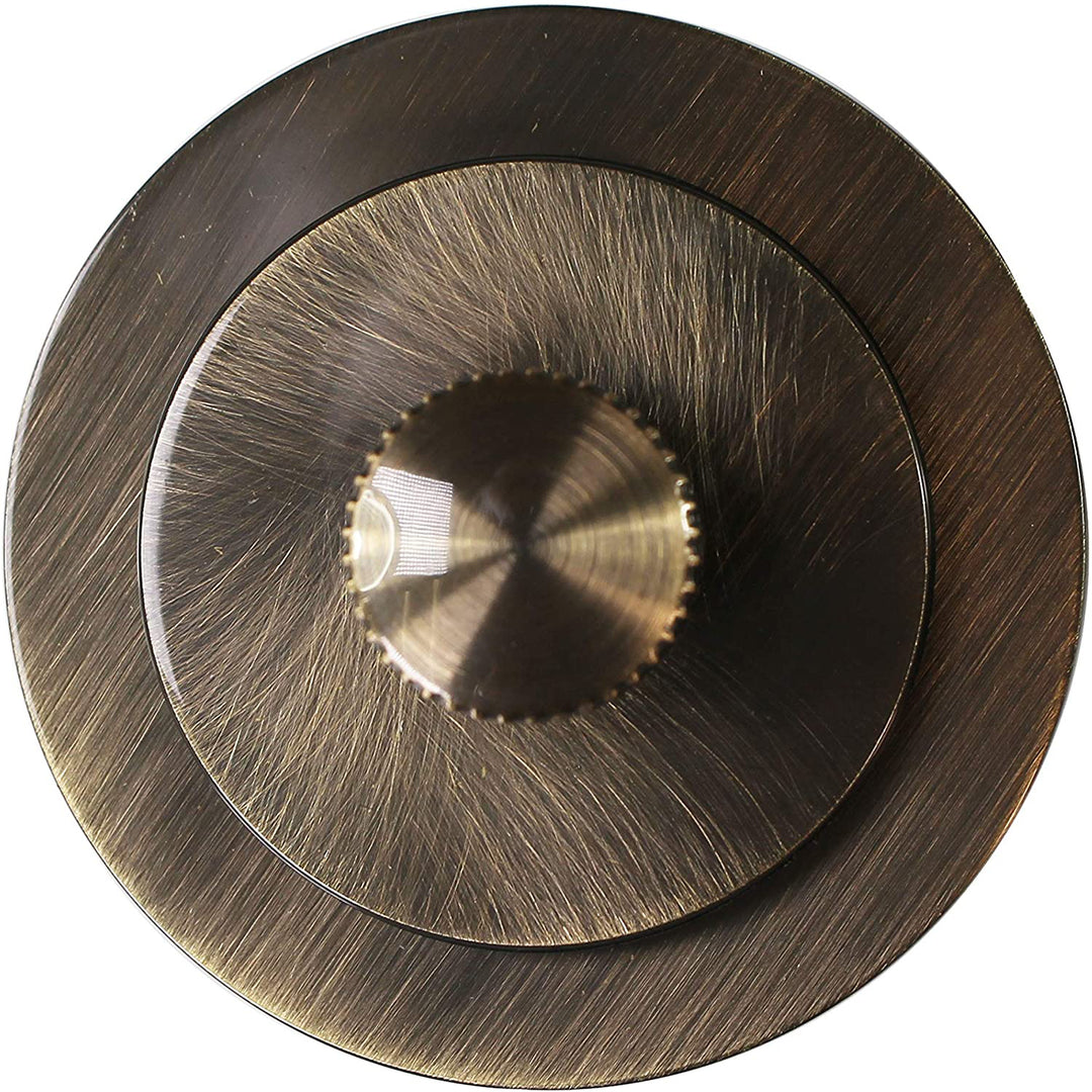 Westbrass 1.5 Inch Twist & Close Bathtub Trim Set w/ Faceplate, Brass (Open Box)